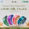 eSUN Silk Mystic 3D Filament Shiny Three Colors 3D Print Neat Winding - Gold Red Green